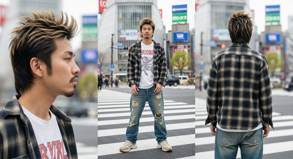 ファッションチェックのターゲット男子