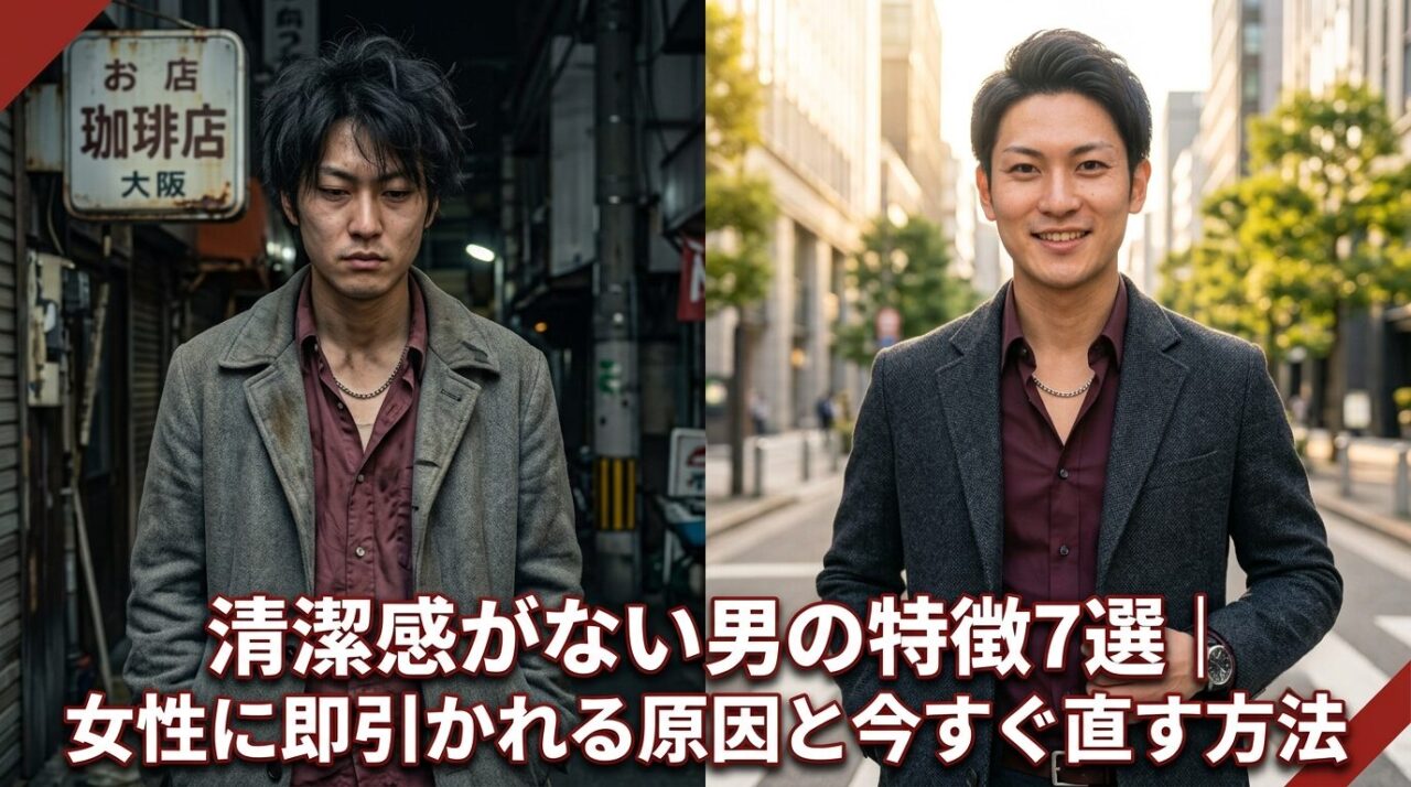 清潔感がない男の特徴7選｜女性に即引かれる原因と今すぐ直す方法