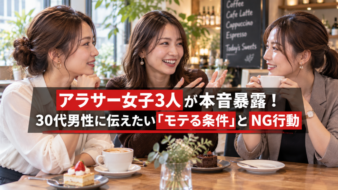 本音を語るアラサー女子3人